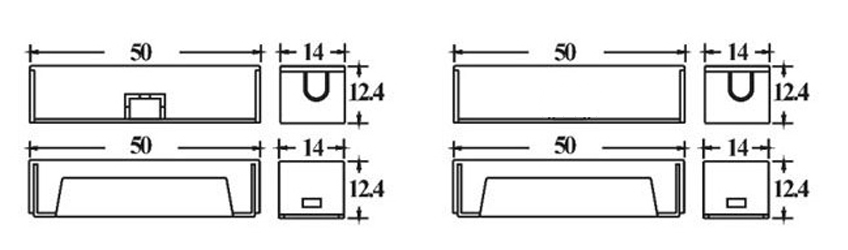 RZ-44B 有線木門磁 窗磁 表面貼裝式
